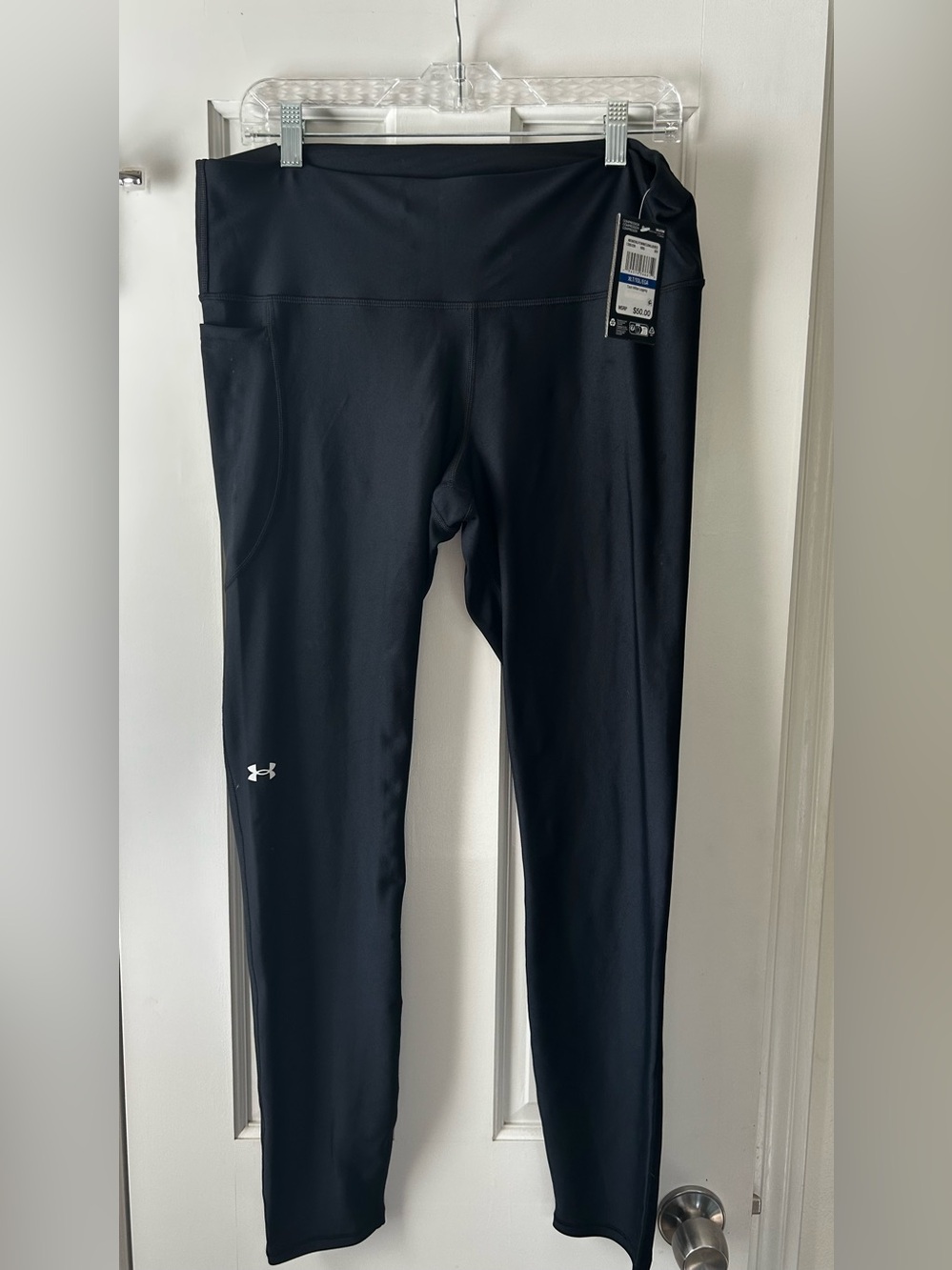 Under Armour Women's Black Compression High-Waist Tech HiRise Leggings